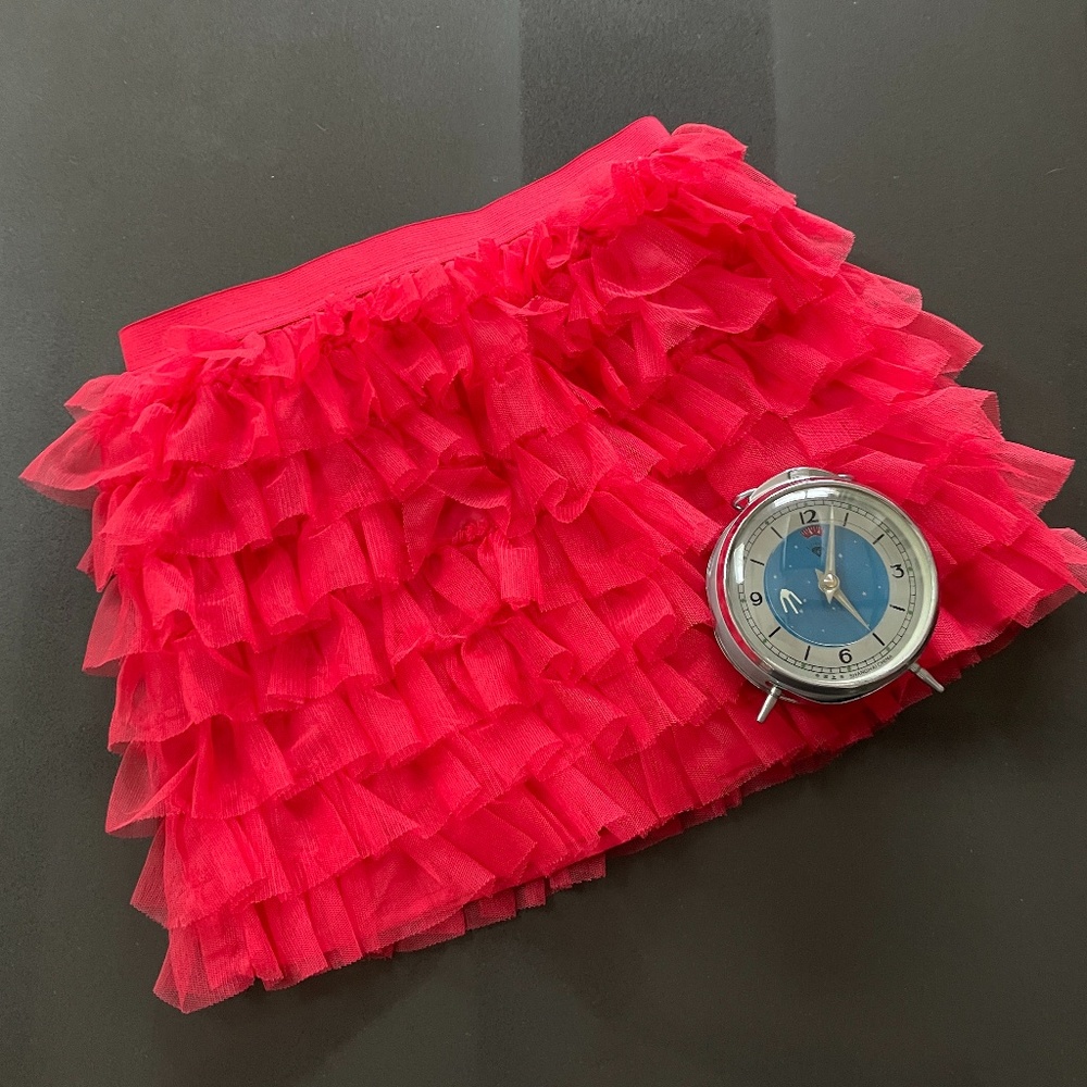 Gap Kids Red Ruffle Skirt M (8)